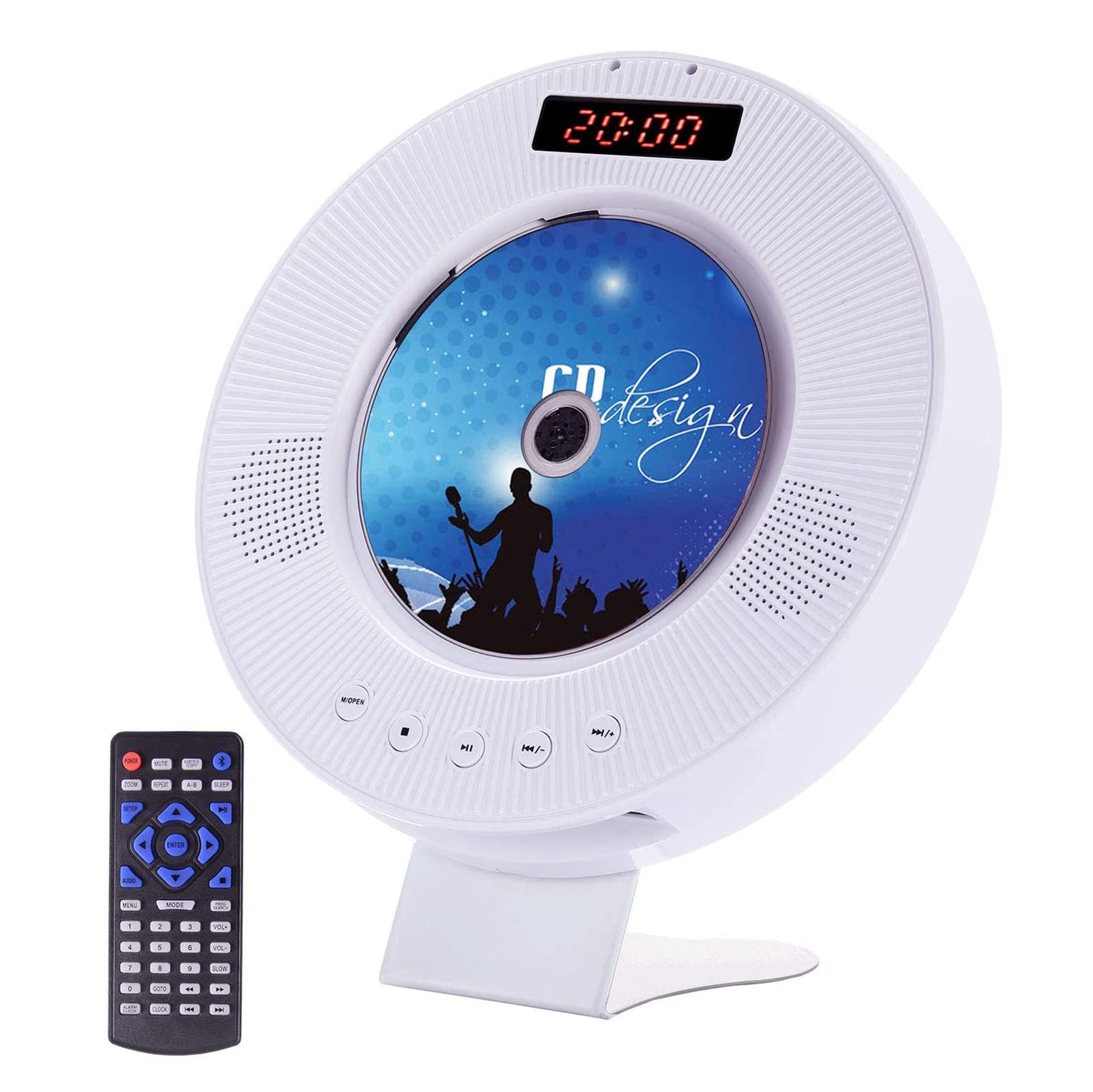 ZXNQ Portable CD/DVD Player with Bluetooth, with HDMI AUX Input